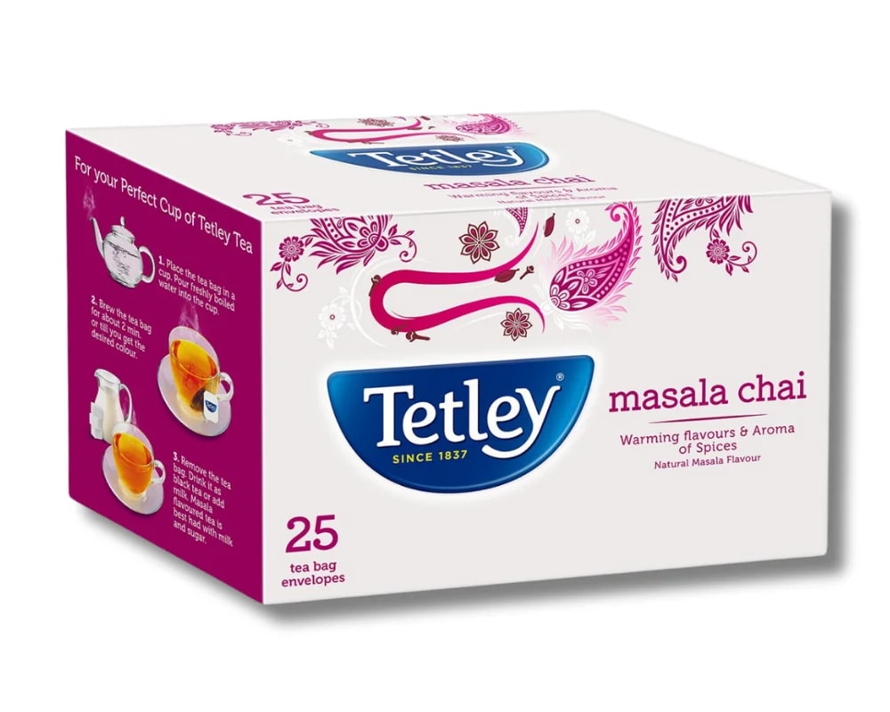 Tetley Flavour Masala Tea (25 Tea Bag)