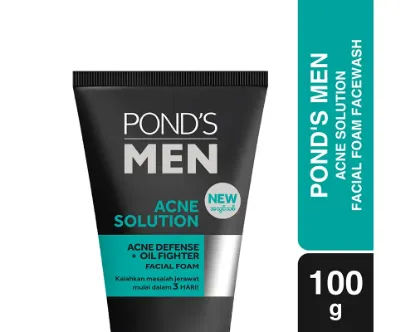 Ponds Men Acne Solution Facial Foam 100gm