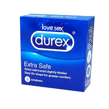 Durex Extra Safe Condom 3s Pack