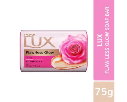 Lux Flaw Less Glow Rose Soap 75gm