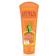 Lotus Matte Look Safe Sun SPF40 100gm