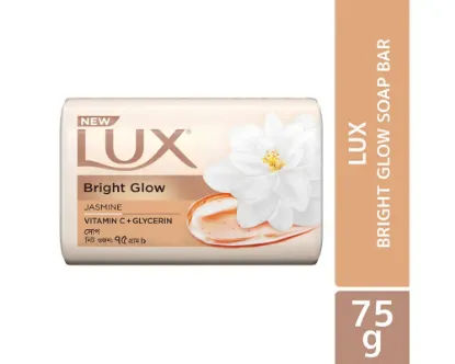 Lux Bright Glow Jasmine Soap 75gm