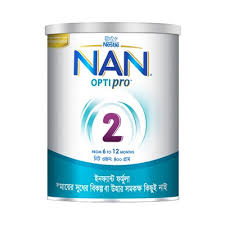 Nestle Nan Optipro 2 Formula Milk Powder (6 M plus) 400 gm